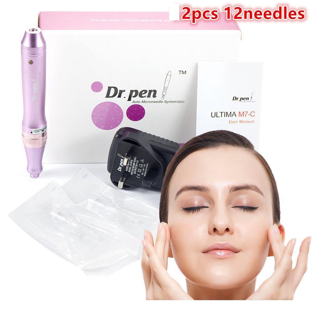 Dr Pen M7-C Auto Microneedle Skin Care System with adjustable needle depth for effective skin rejuvenation.