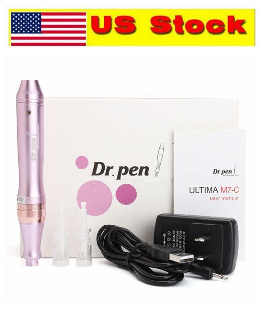 Dr Pen Ultima M7-C Dermapen Auto Microneedle System with adjustable needles for skin rejuvenation and microneedling therapy.