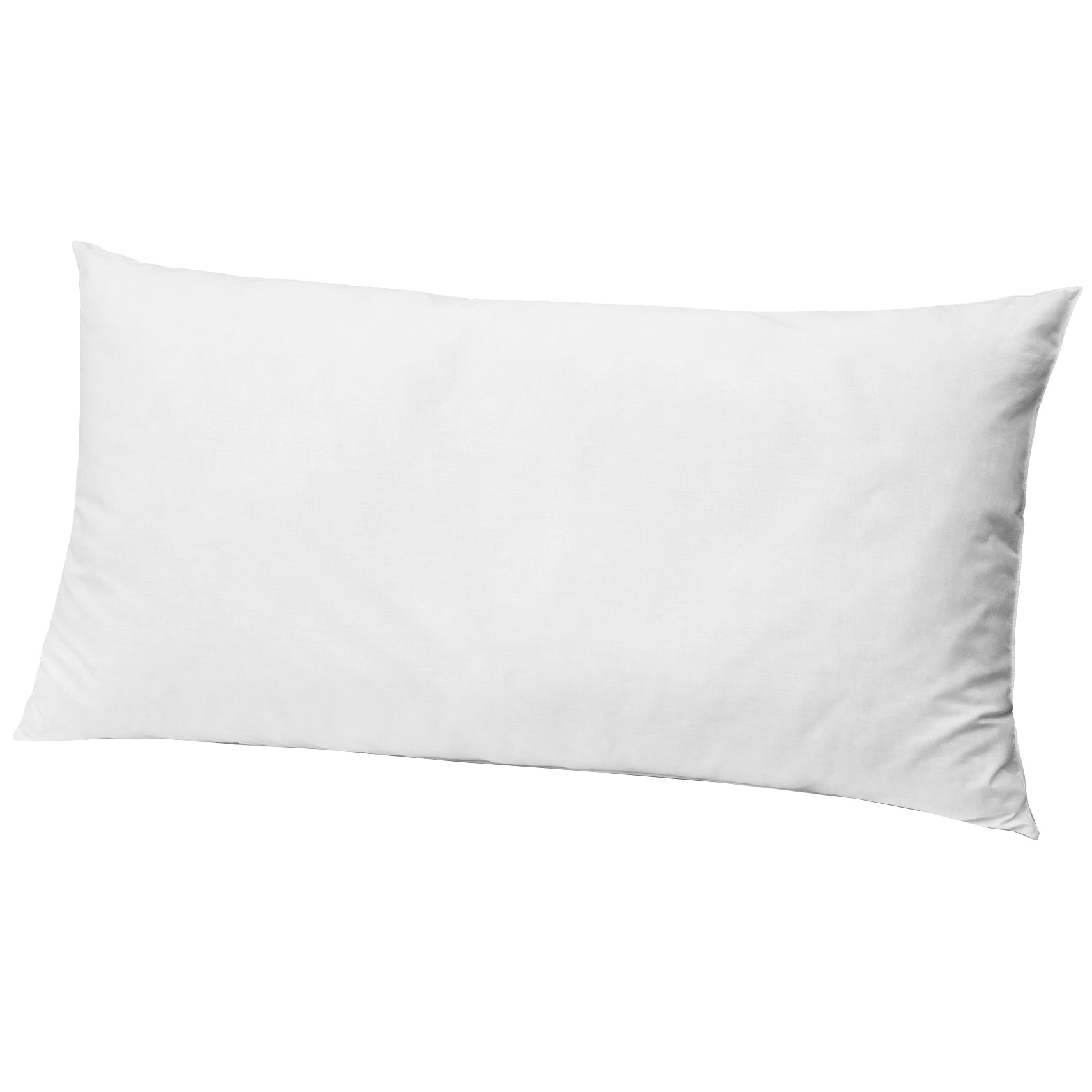 Dreamaker King Size Pillow featuring luxurious polyester filling and hypo-allergenic cotton cover, ideal for comfort and hygiene.