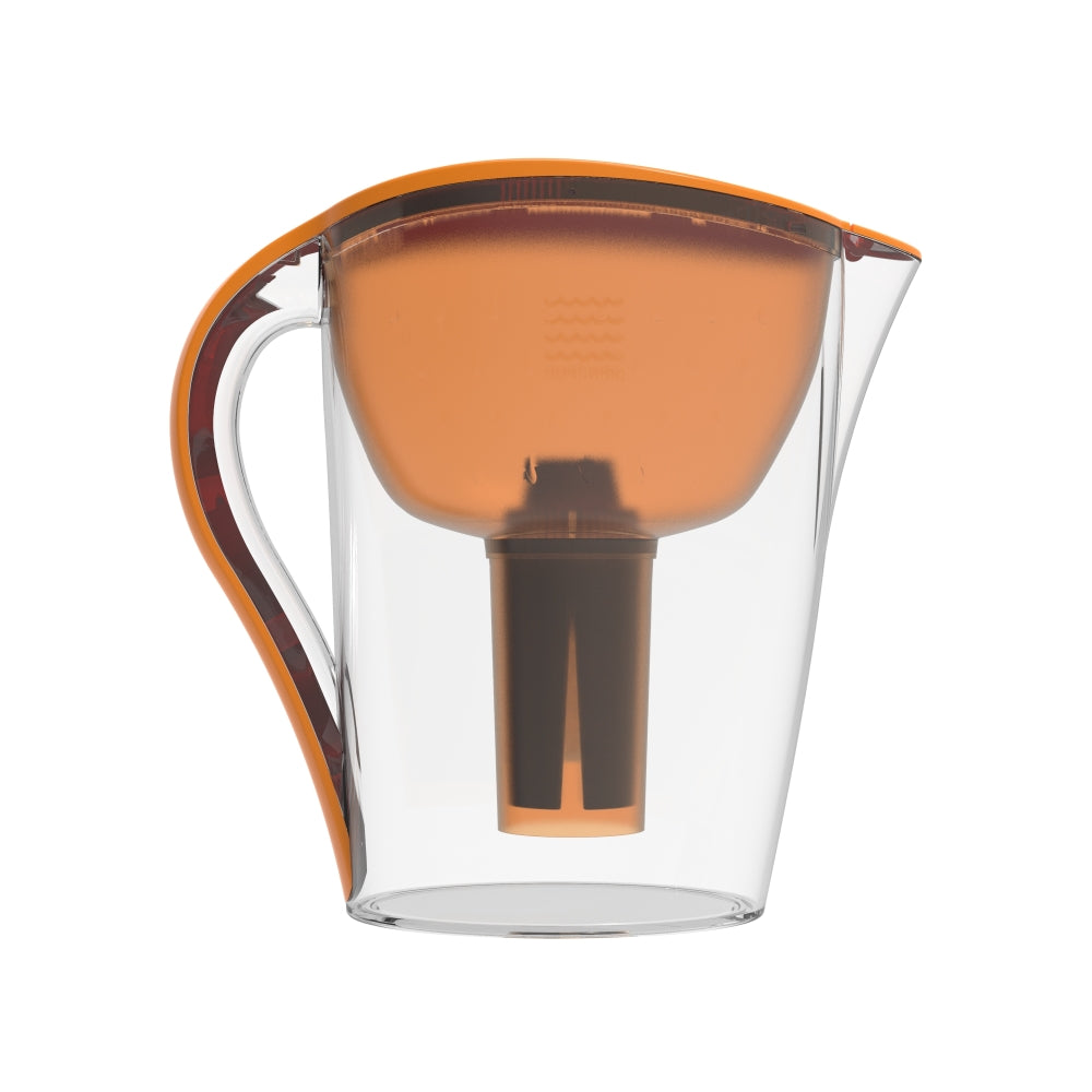 Drinkpod Ultra Premium Alkaline Water Pitcher with 3.5L capacity, featuring a sleek design and three alkaline water filters.