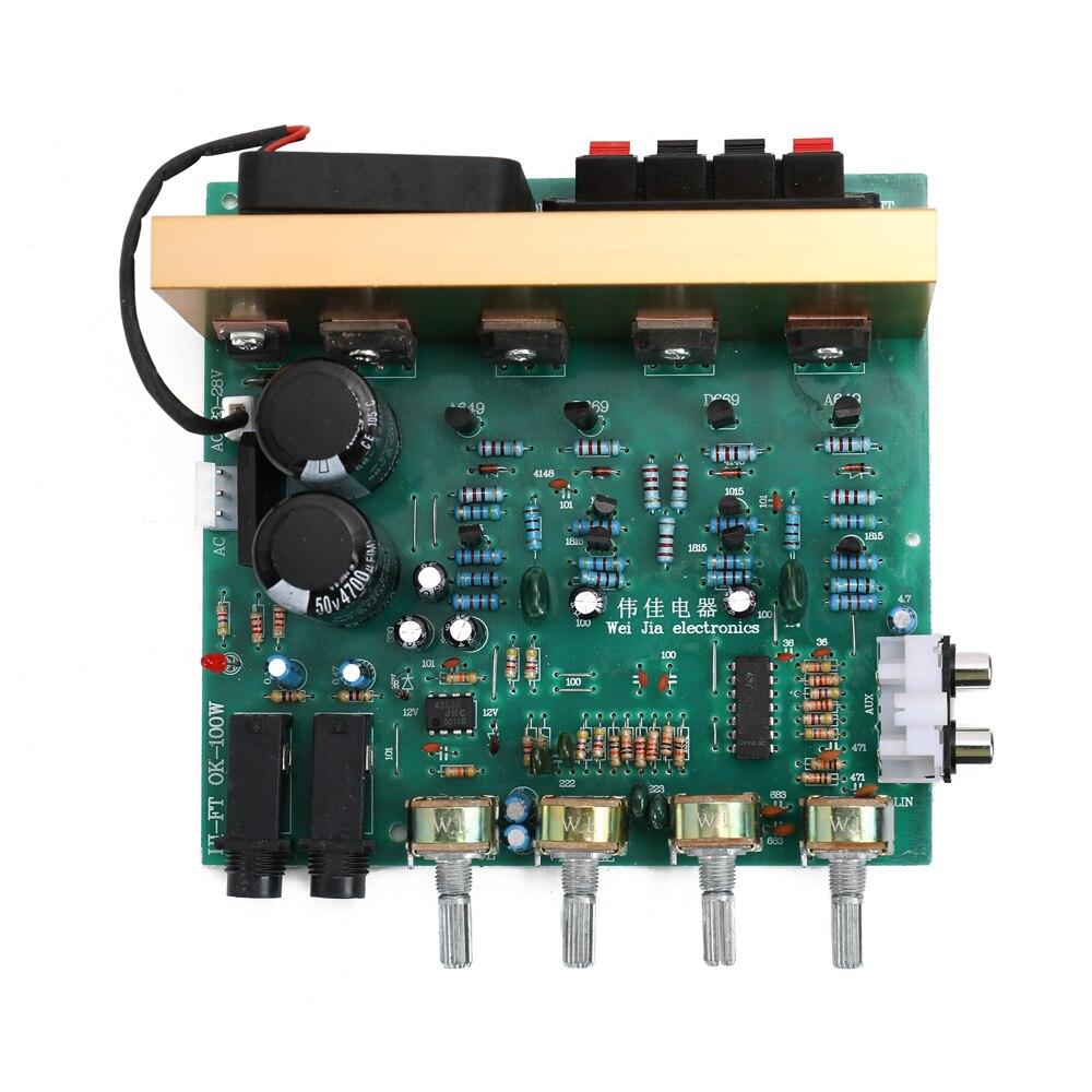 DX-2.1 Large Power Audio Amplifier Board designed for high power subwoofers, featuring robust components for enhanced audio performance.