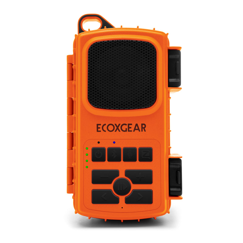 ECOXGEAR EcoExtreme 2 Orange portable speaker with rugged design, perfect for outdoor adventures.