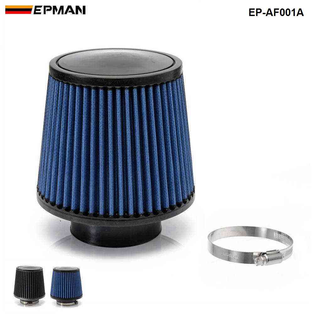 EPMAN 3 inch high flow cone air intake filter, designed for universal fit and enhanced engine performance.