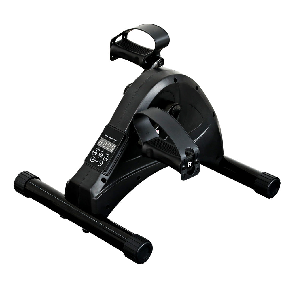 Everfit Electric Pedal Exercise Bike with LED display, ergonomic design, and remote control, suitable for home workouts.