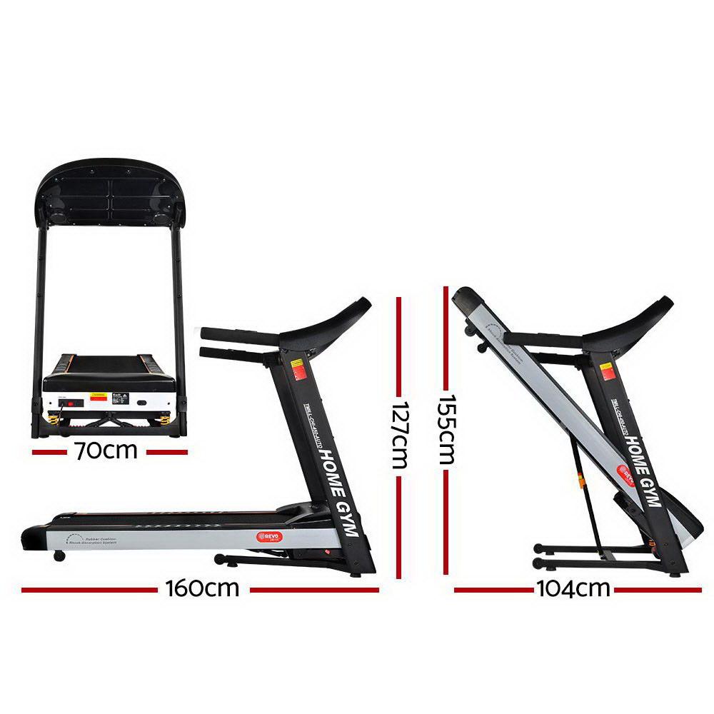 Everfit Electric Treadmill with a sturdy design, digital display, and adjustable incline, perfect for home workouts.