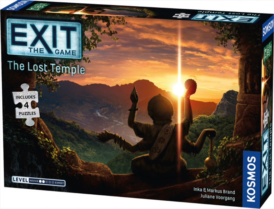 Exit the Game Lost Temple jigsaw puzzle and game featuring jungle exploration and puzzle-solving elements.