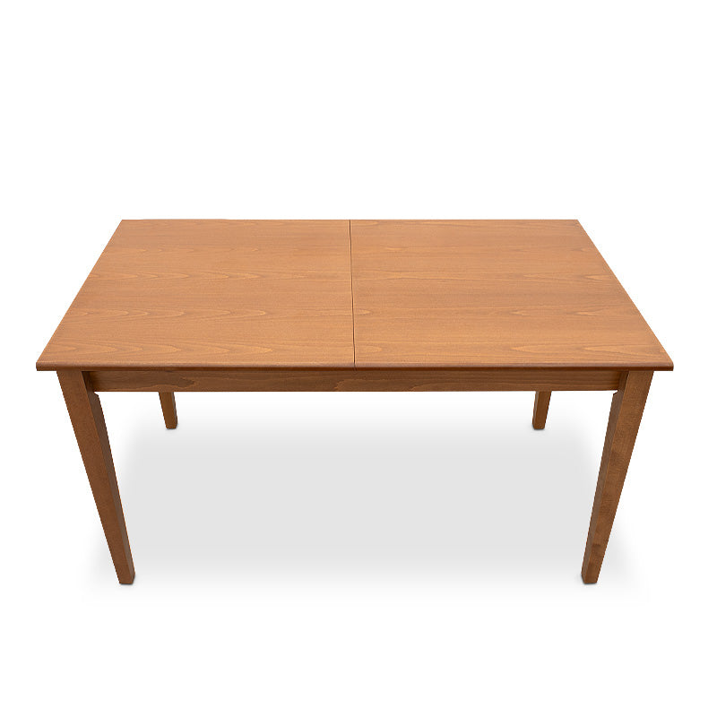 Extandable Dining Table KATIA in walnut finish, showcasing its elegant design and extendable feature.