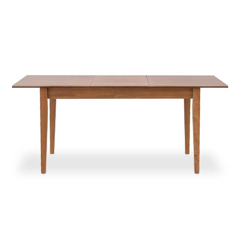 Extandable Dining Table KATIA in walnut finish, showcasing its elegant design and extendable feature.