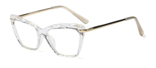 Trendy cat eye glasses frames for women in various colors including black, pink, and leopard print, showcasing stylish design and quality materials.