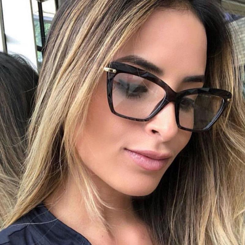 Trendy cat eye glasses frames for women in various colors including black, pink, and leopard print, showcasing stylish design and quality materials.