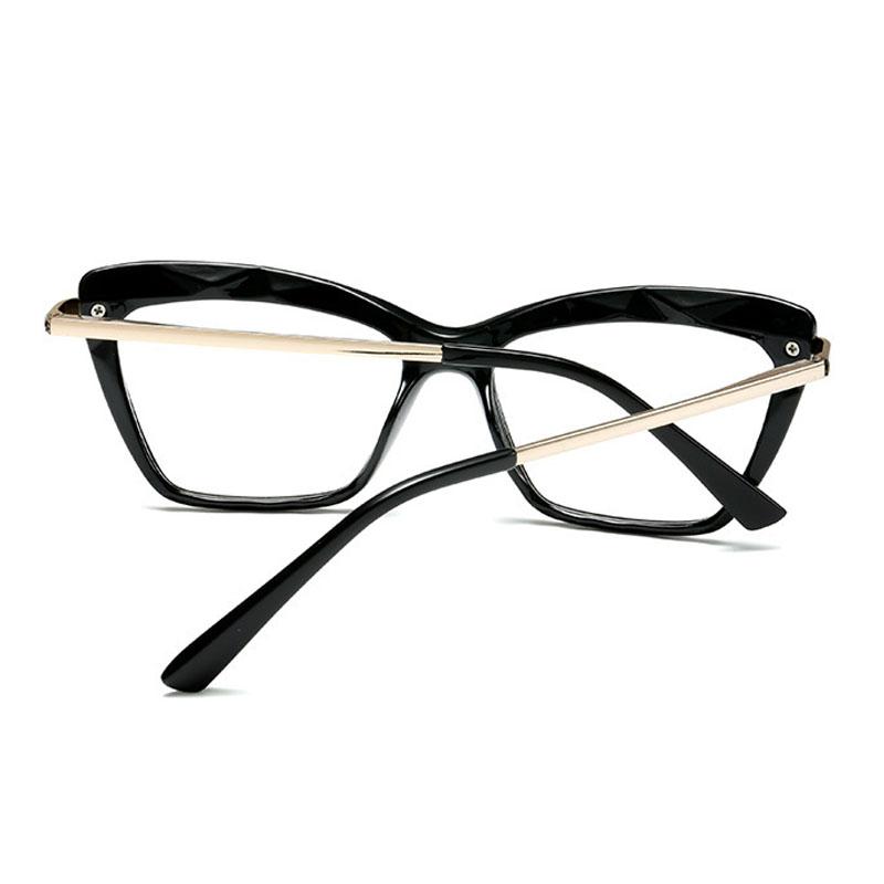 Trendy cat eye glasses frames for women in various colors including black, pink, and leopard print, showcasing stylish design and quality materials.