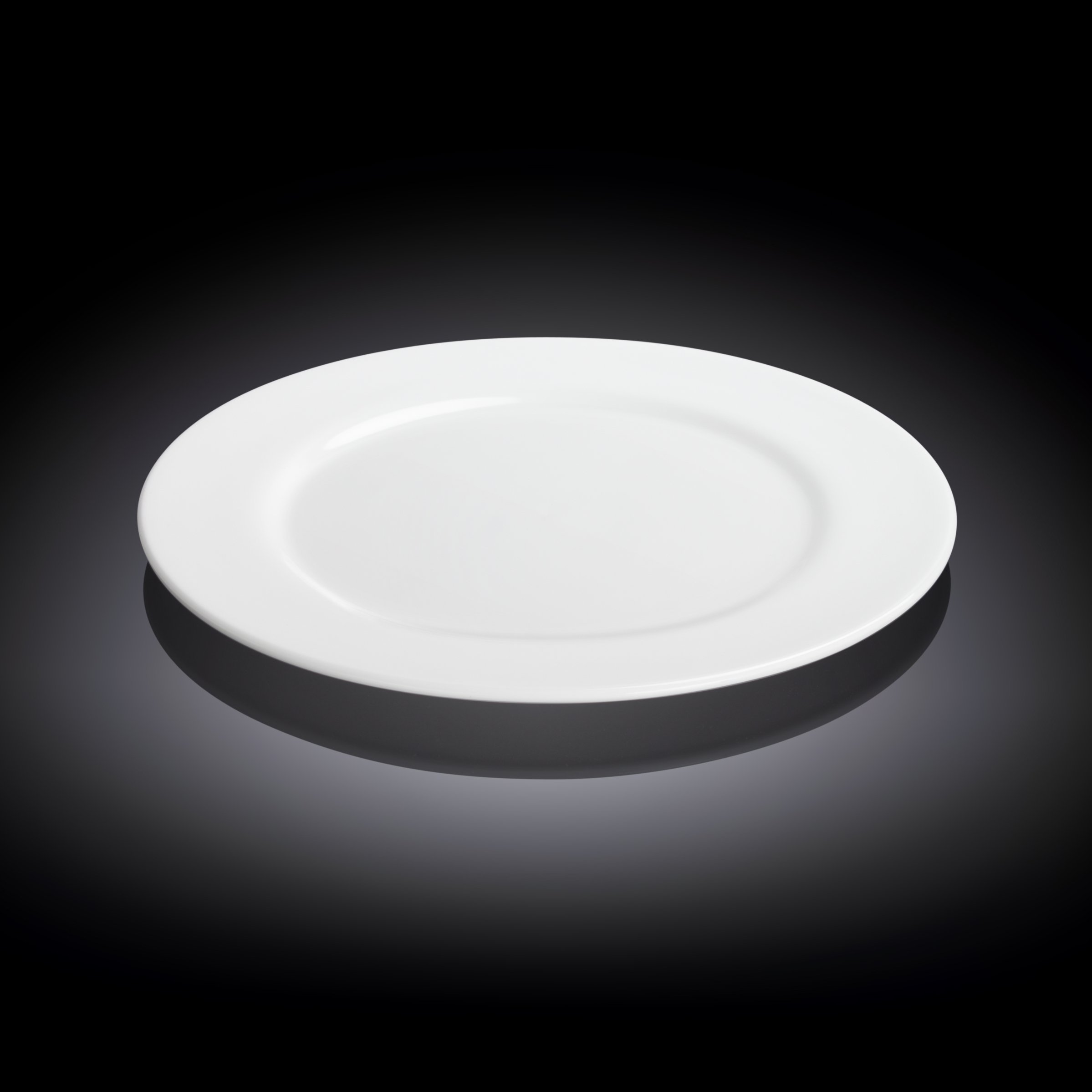 Fine Dining 24 Piece Professional Entertaining Set featuring elegant snow-white porcelain plates for bread, dessert, and dinner.