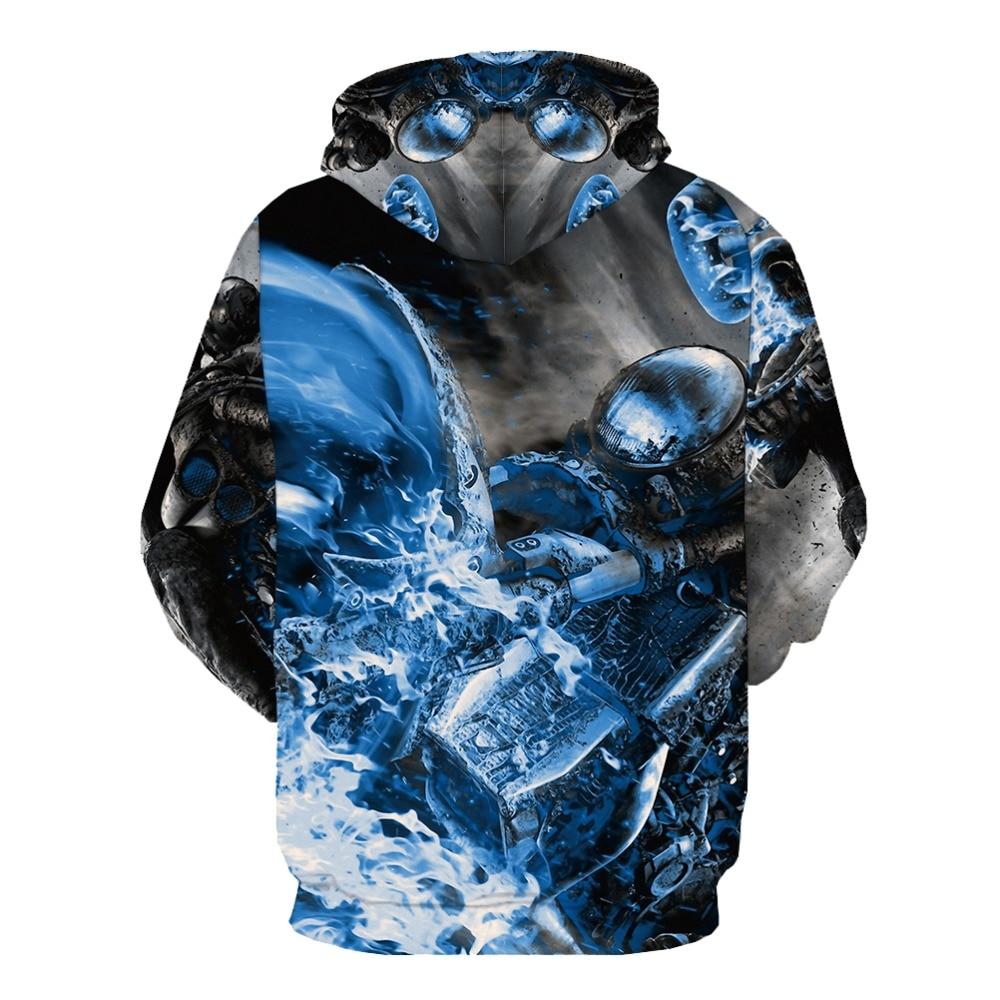 Colorful Flame Character Metal Military 3D Printed Hoodie for men, featuring a vibrant anime-inspired design and comfortable fit.