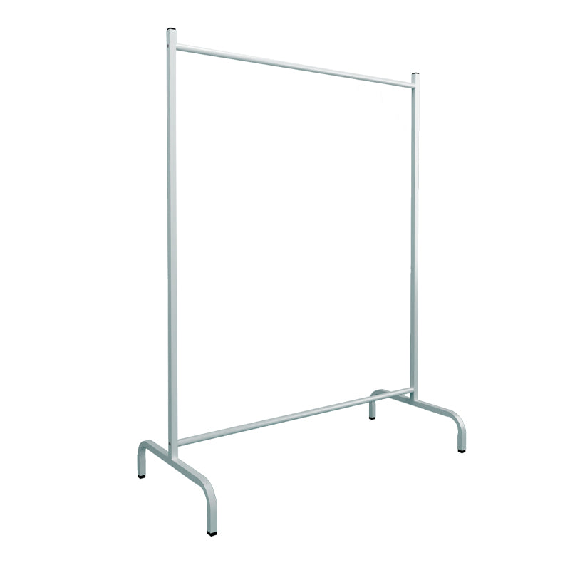 SANDRA White Floor Hanger made of high-quality steel, featuring a sleek design and scratch-resistant finish, ideal for home and business use.