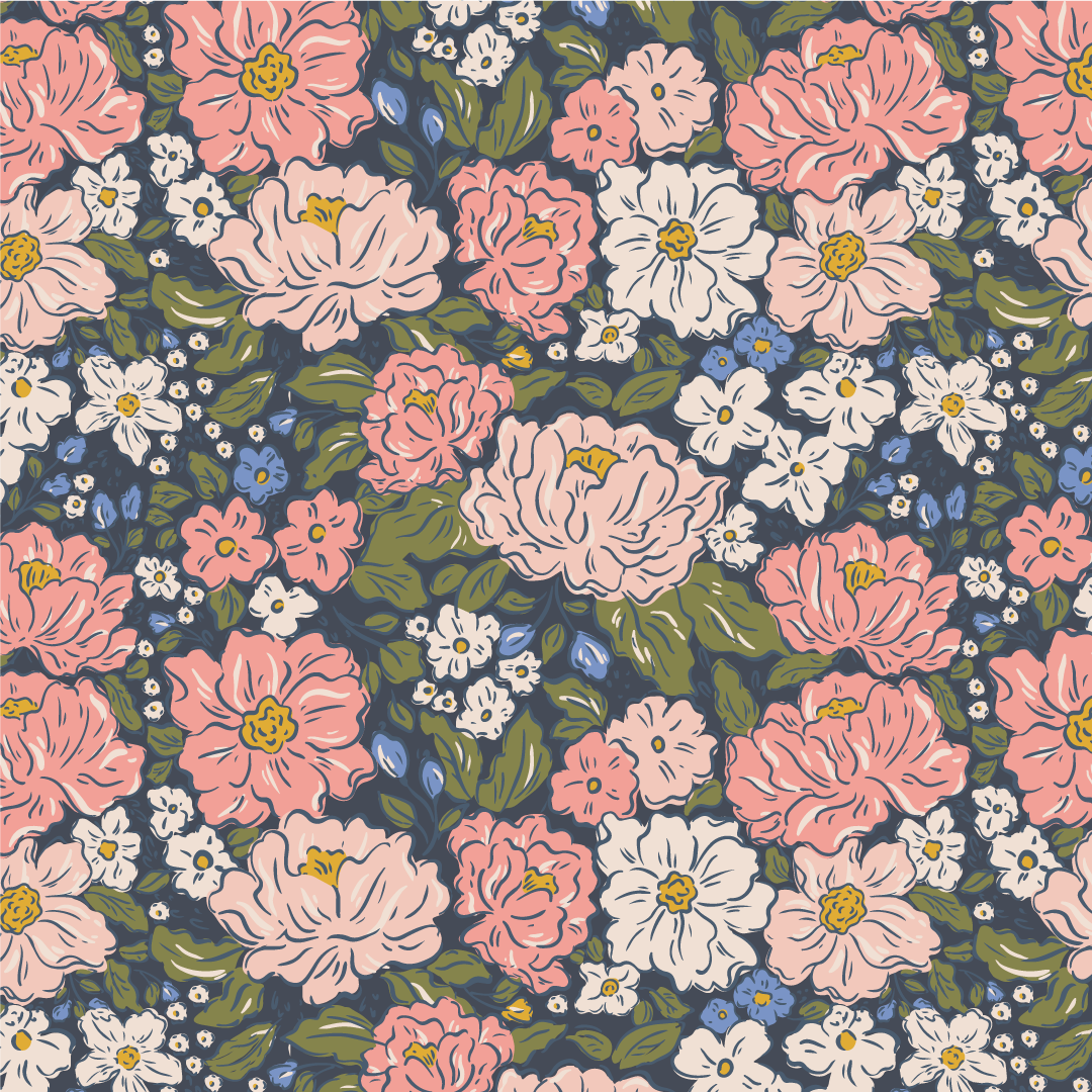 Flower Market Wallpaper featuring vibrant floral patterns and colors, perfect for home decor.