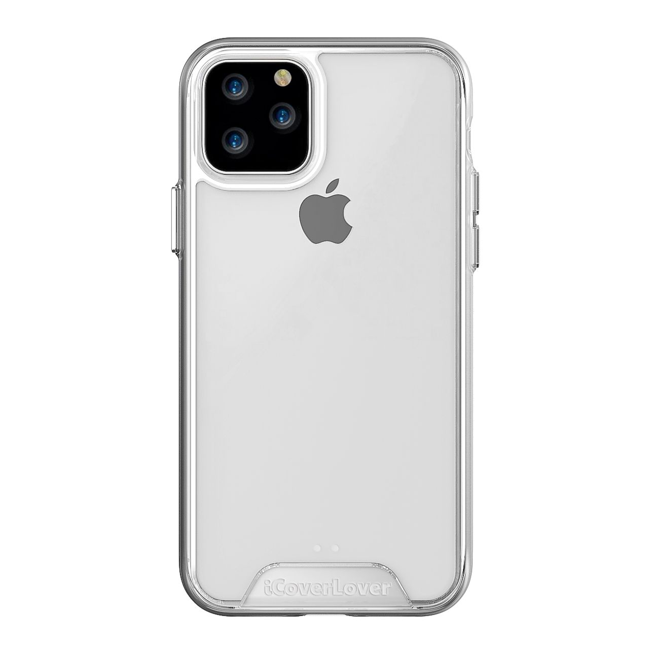 iCoverLover Shockproof Clear Case for iPhone 11 Pro, showcasing a thin and transparent design with anti-scratch bezels.