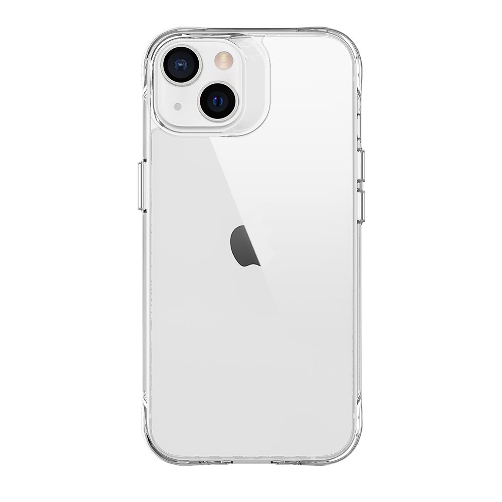 iCoverLover Shockproof Clear Case for iPhone 13 Mini, showcasing its transparent design and protective features.