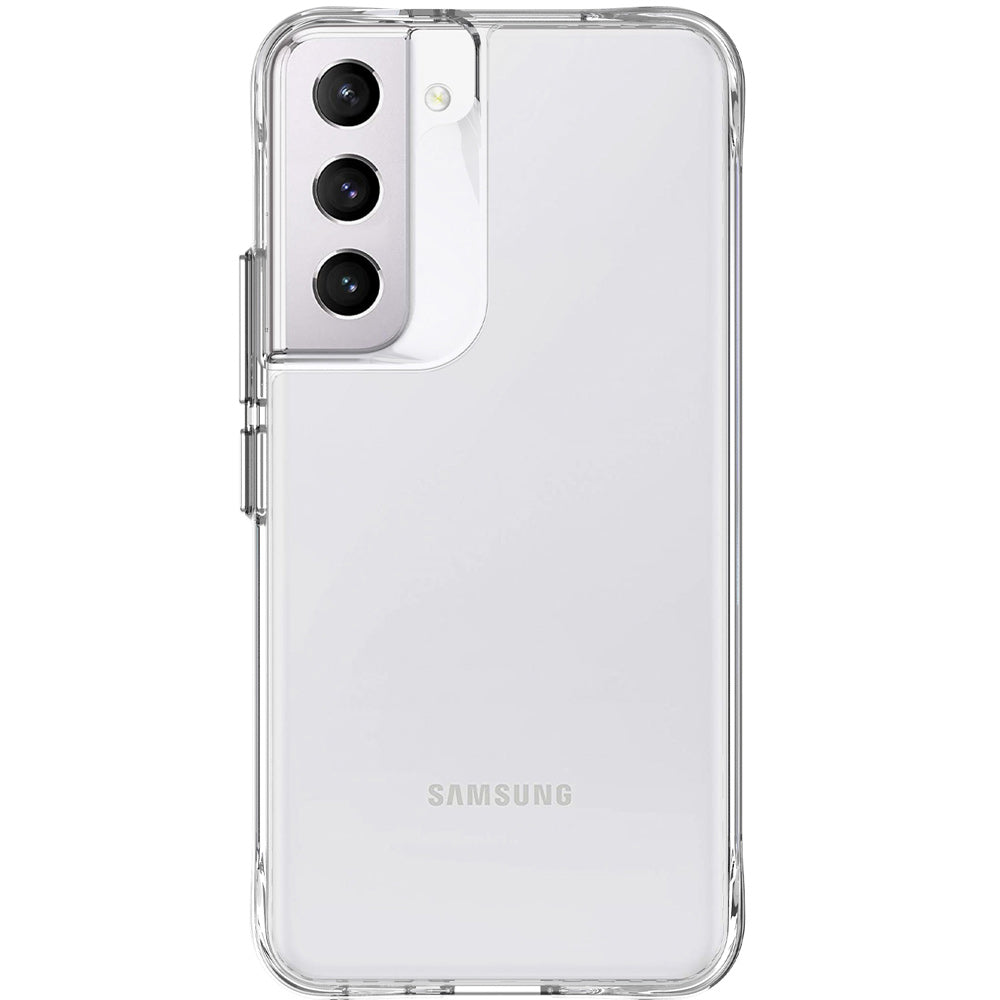 iCoverLover Slim Shock-proof Case for Samsung Galaxy S22+ Plus, showcasing its transparent design and durable materials.