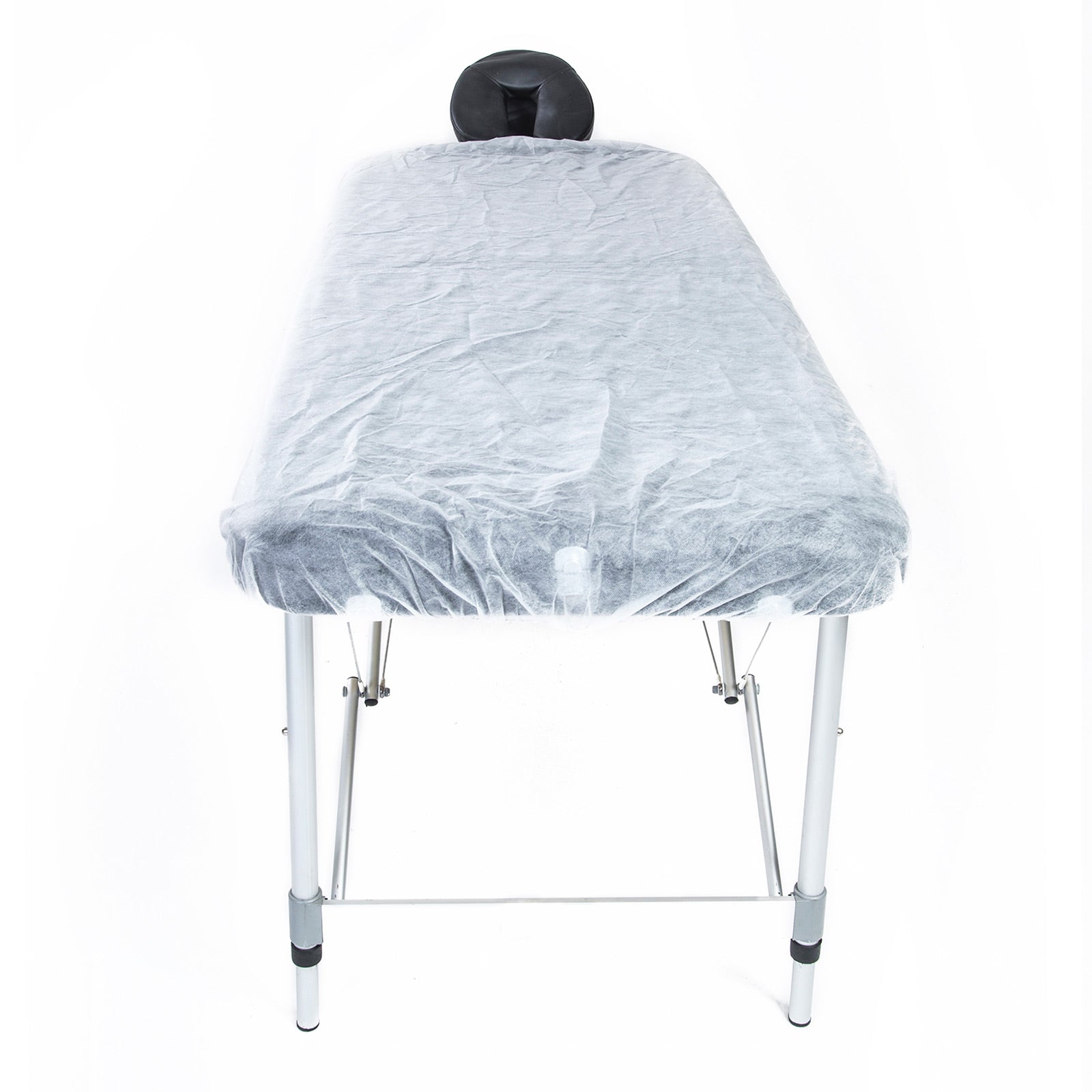 Forever Beauty 30pcs Disposable Massage Table Sheet Covers in white, designed for hygienic use in therapy settings, measuring 180cm x 55cm.