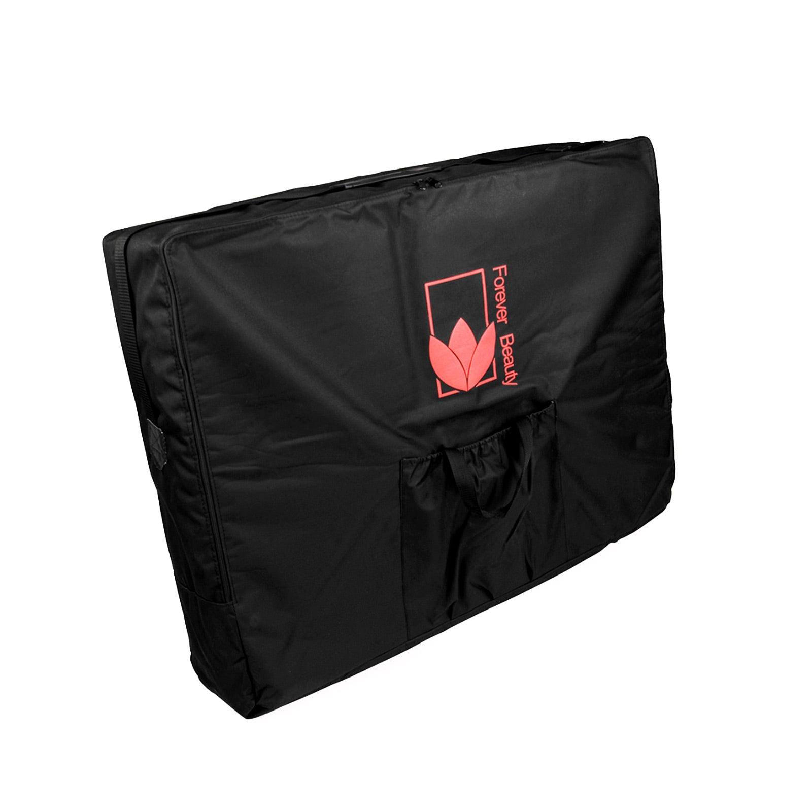 Forever Beauty Black Massage Table Portable Carry Bag with ergonomic straps and large storage pocket, designed for 55cm massage tables.