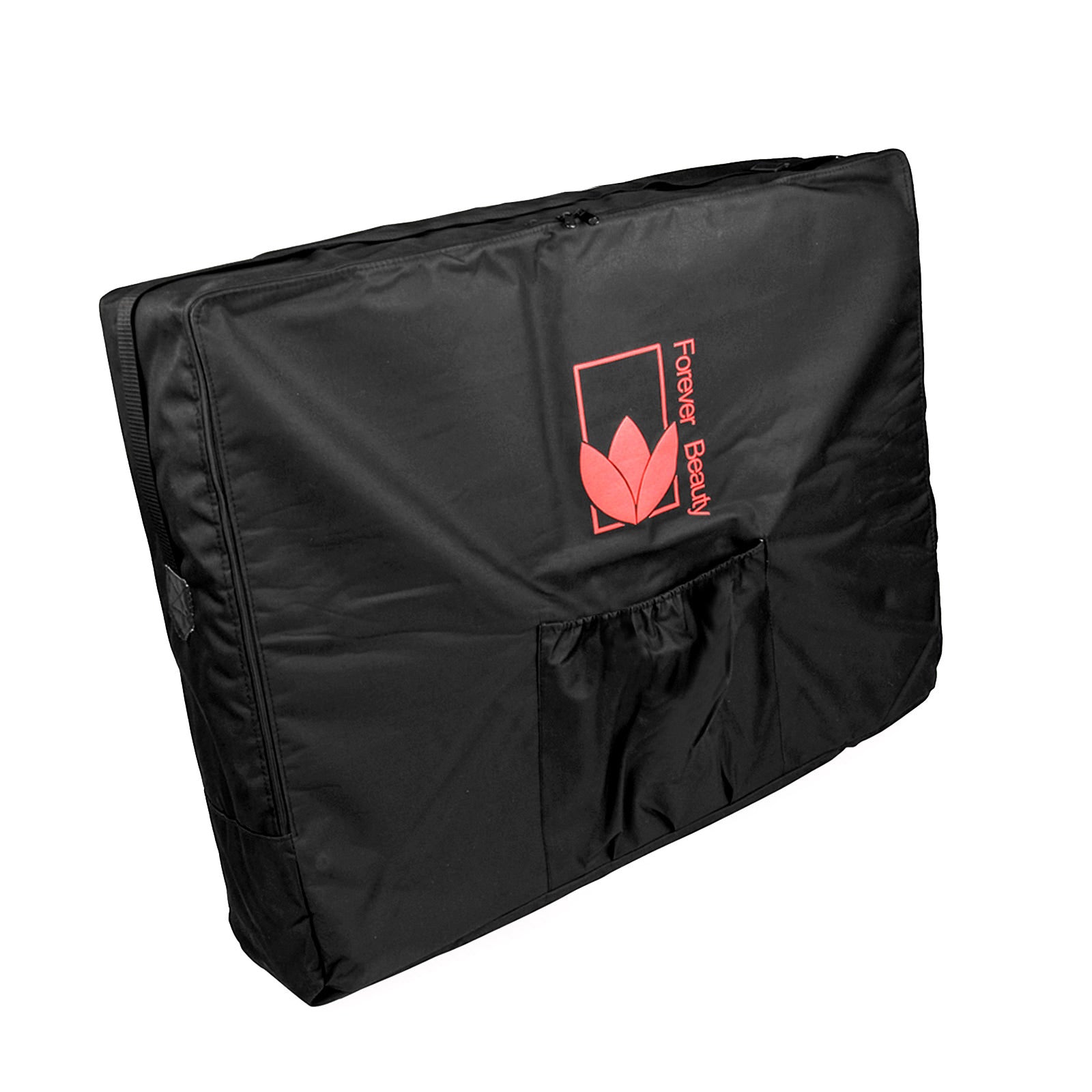 Forever Beauty Black Massage Table Portable Carry Bag with ergonomic straps and large storage pocket, designed for 55cm massage tables.