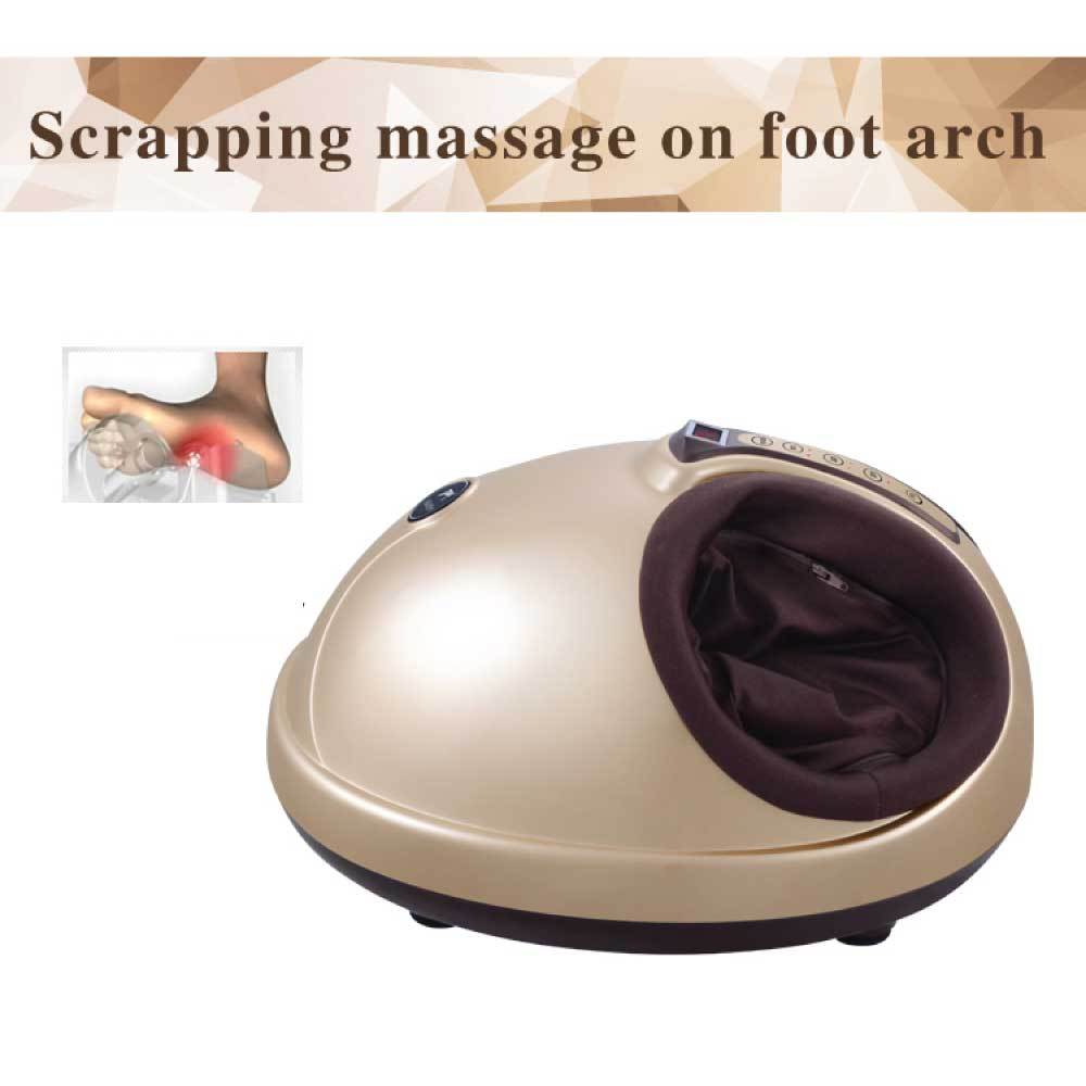 Foot Massager Machine Gold 3D Shiatsu with heat and kneading features, designed for ultimate foot relaxation.