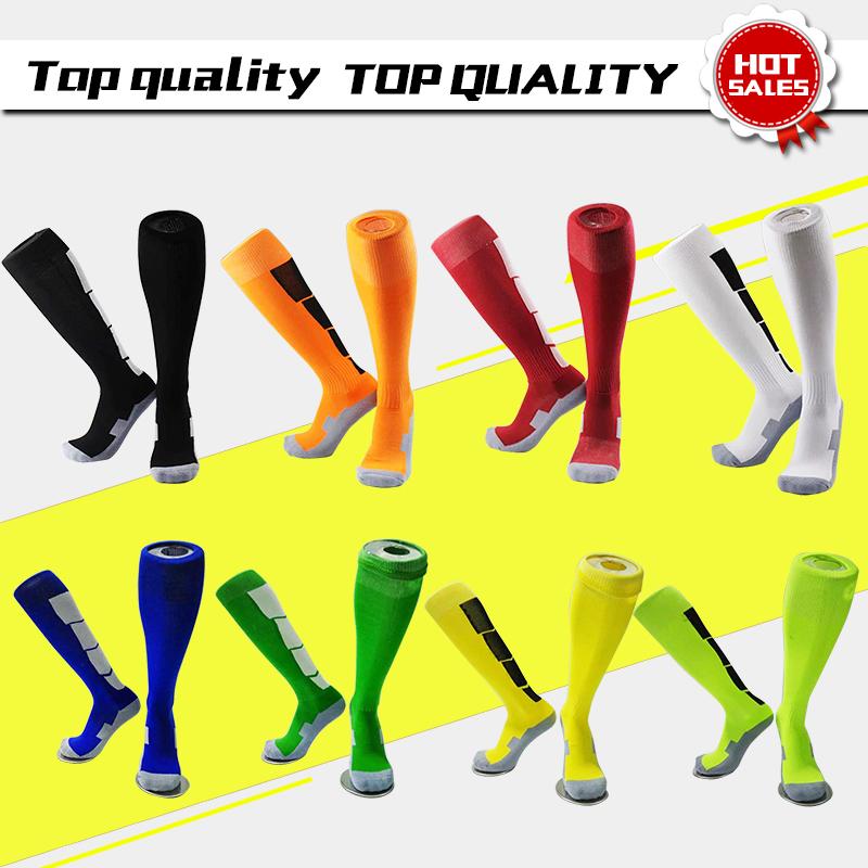 Long barrelled football socks in various colors made from bamboo fiber, designed for comfort and performance in sports.