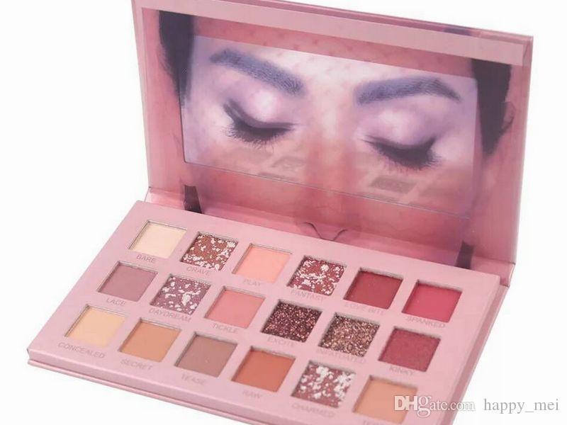 CAIJI NUDE Eyeshadow Palette featuring 18 vibrant colors in a sleek design, perfect for all skin tones and ages.