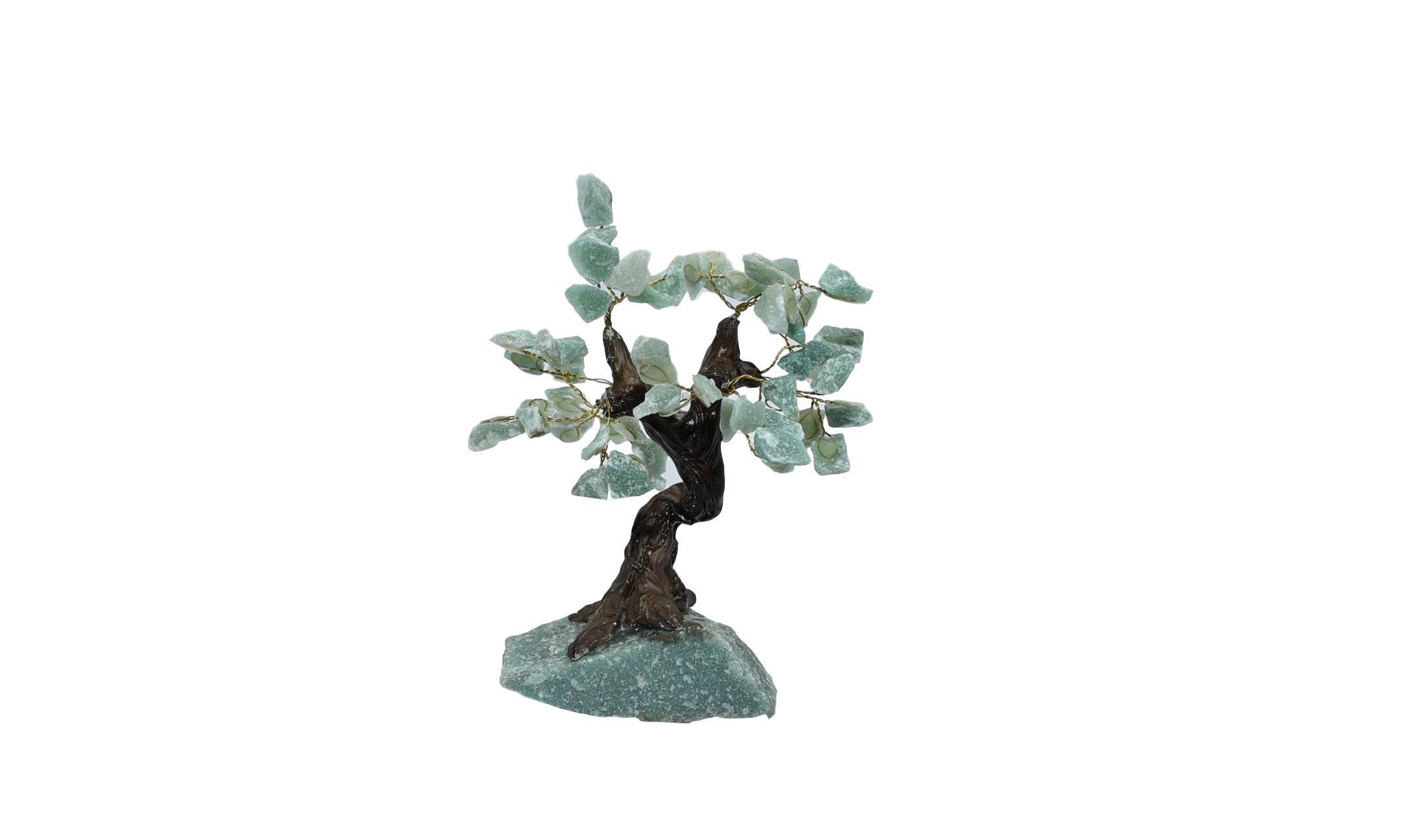 A beautiful Gemstone Bonsai Tree with colorful gemstone leaves and a sturdy base, showcasing its intricate design and vibrant colors.