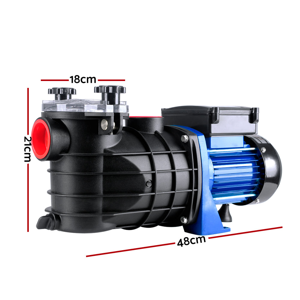 Giantz 1200W Swimming Pool Water Pump with corrosion-resistant housing and filtration basket.