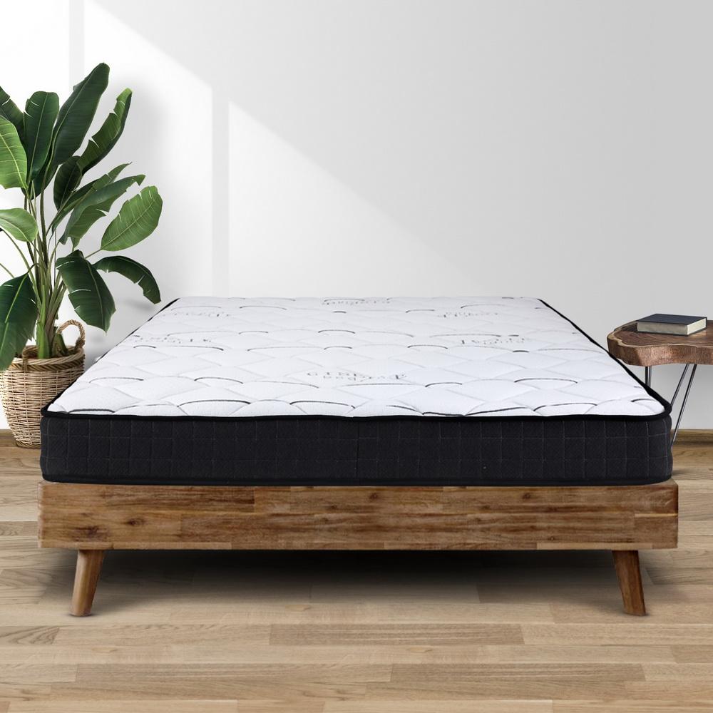 Giselle Bedding Glay Bonnell Spring Mattress, 16cm thick, double size with soft quilting and premium fabric.