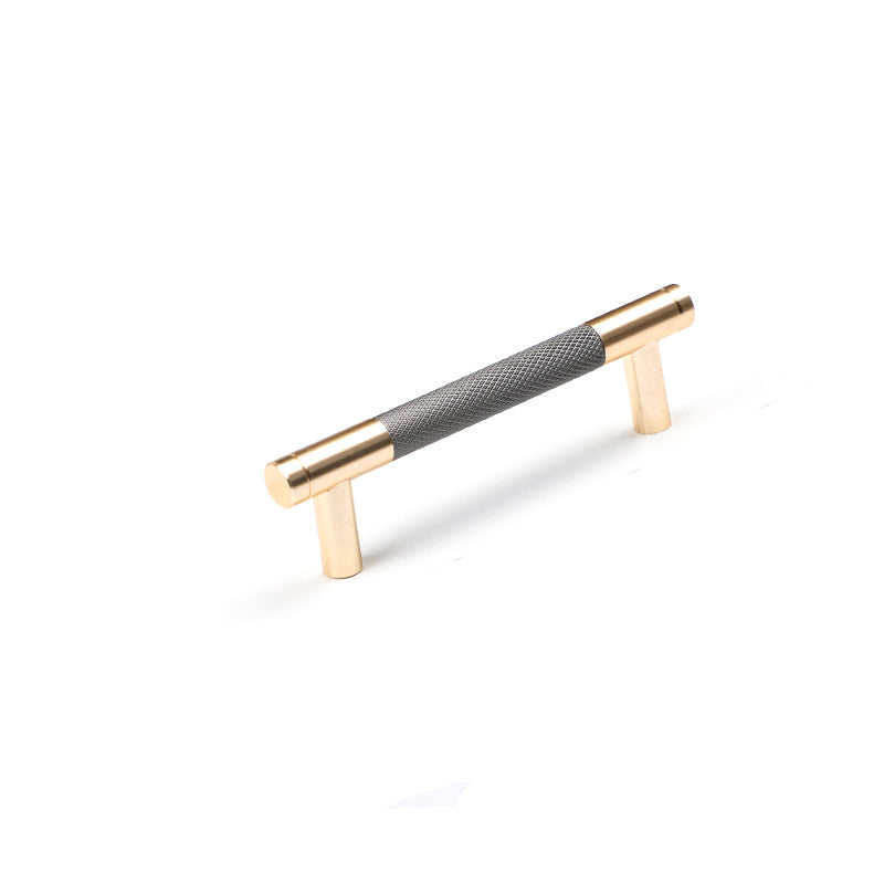 Gold Solid Modern Design Kitchen Cabinet Handle with sleek lines and elegant finish, showcasing its high-quality stainless steel material.