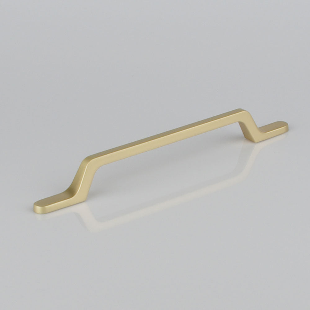 Gold Zinc Kitchen Cabinet Handle with sleek design, 160mm size, perfect for modern kitchens.