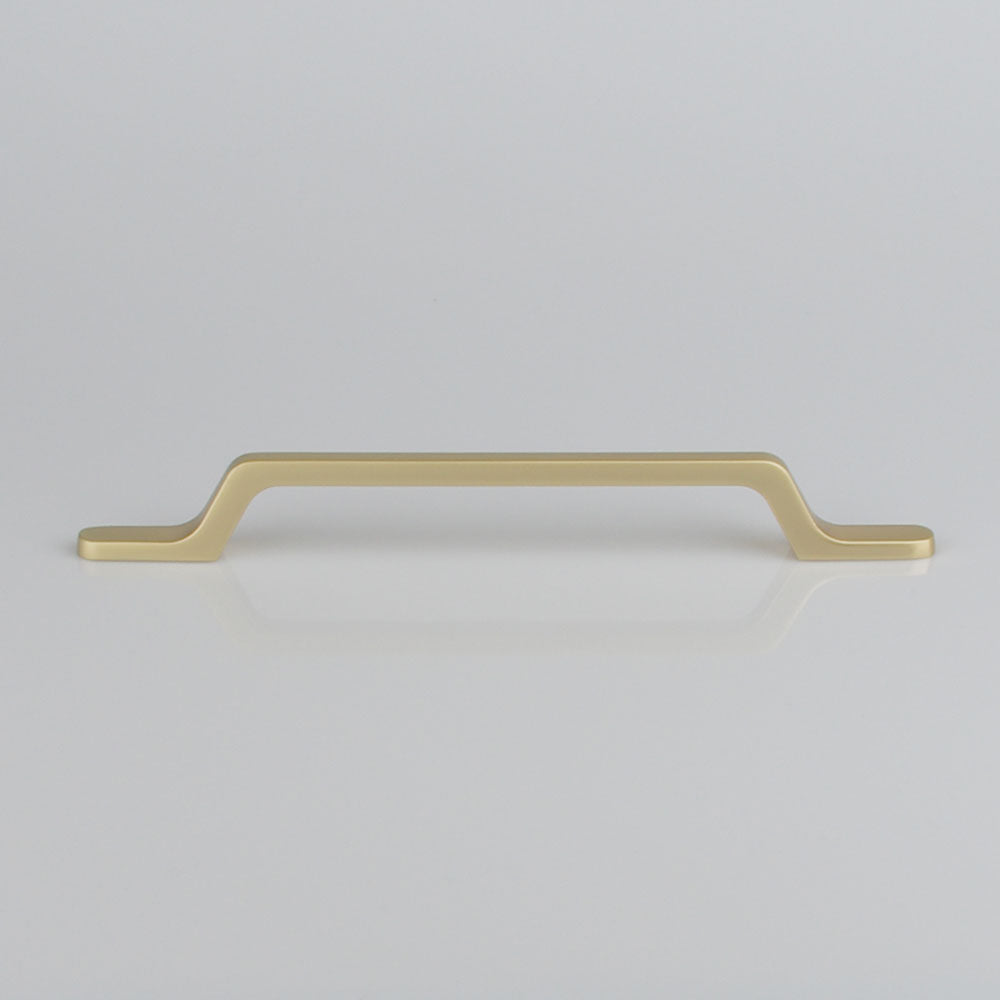 Gold Zinc Kitchen Cabinet Handle with sleek design, 160mm size, perfect for modern kitchens.