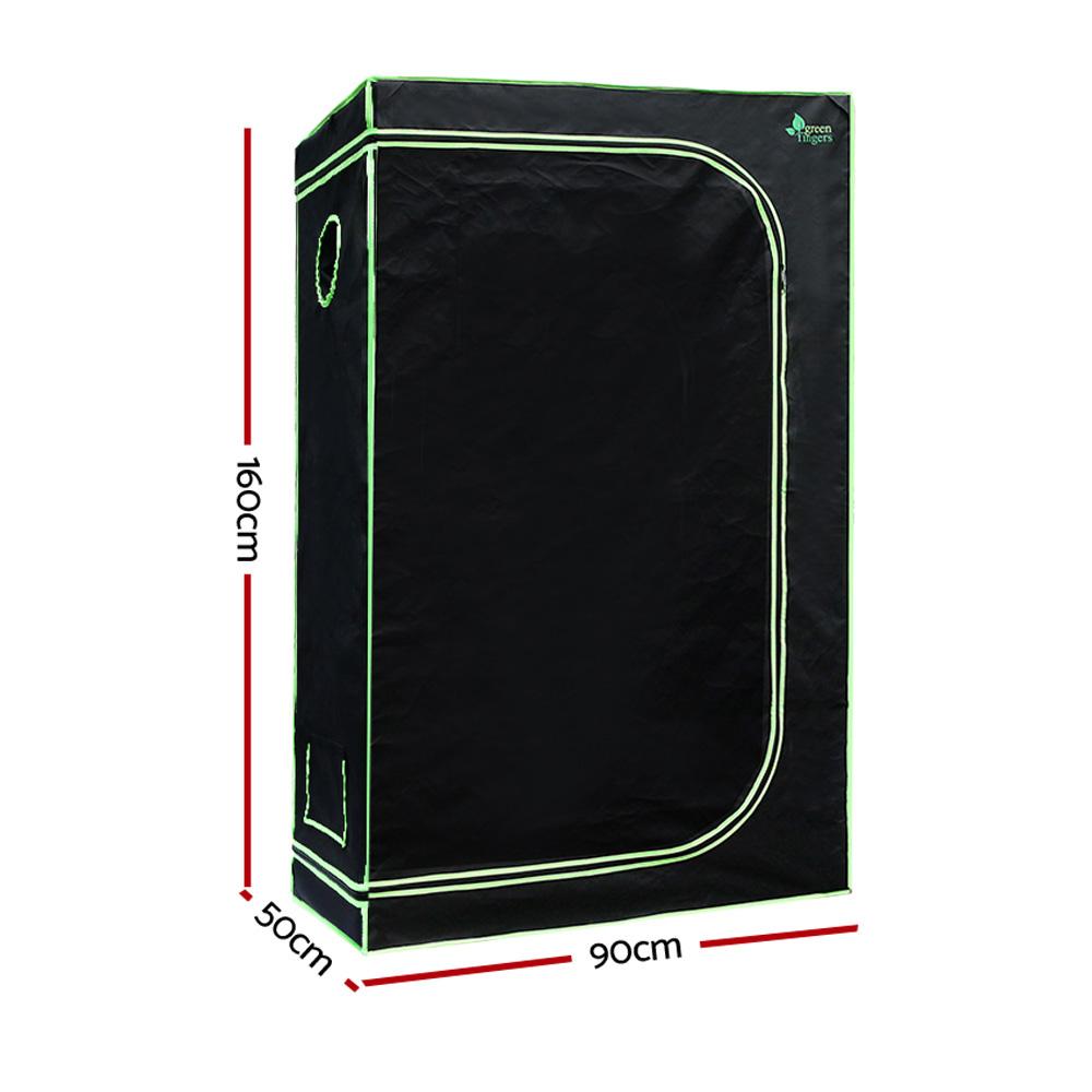 Green Fingers 90cm Hydroponic Grow Tent with strong steel frame and zippered access, designed for optimal indoor plant growth.