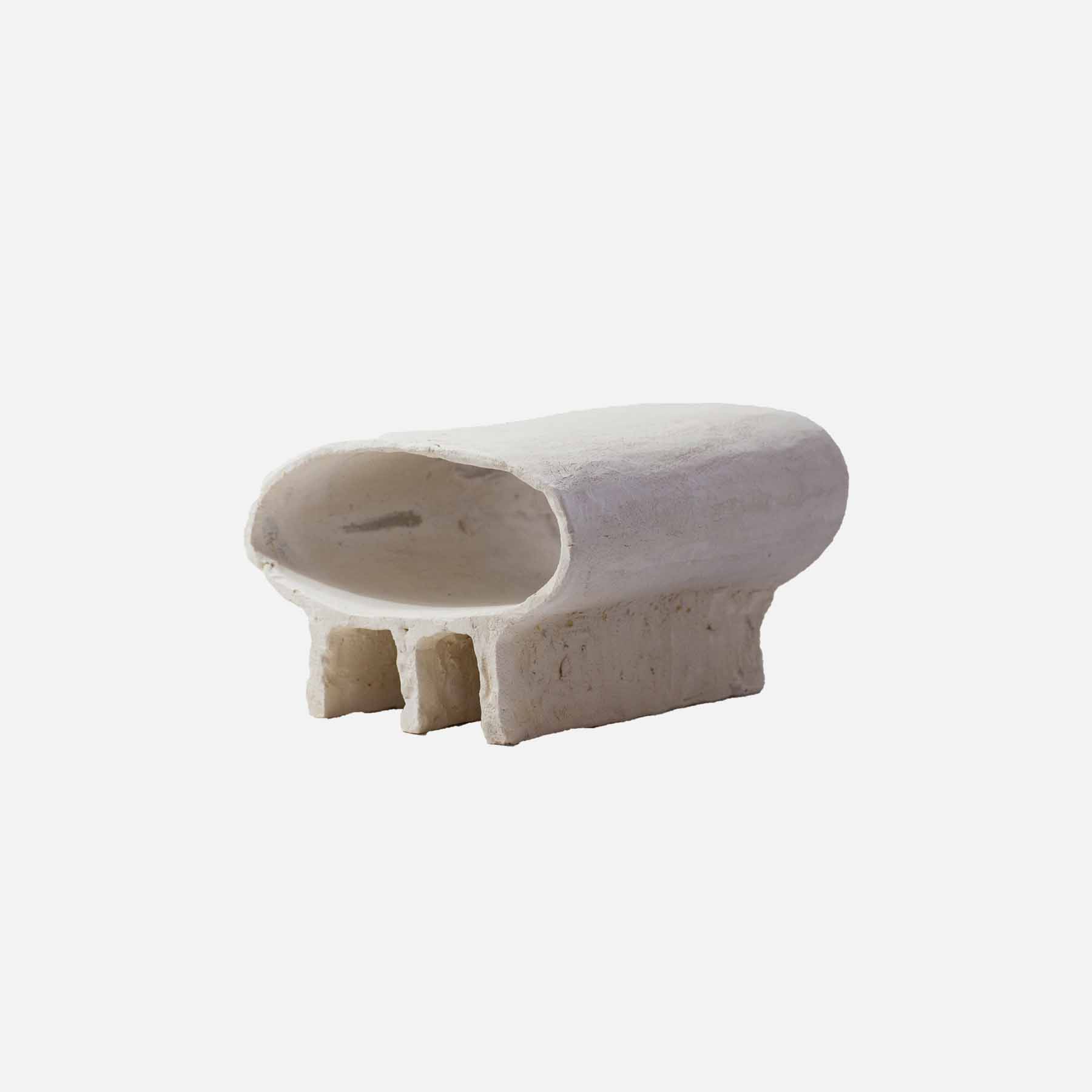 Gunvor Side Table III, a handcrafted ceramic table by Gunvor Tangrand, showcasing unique shapes and playful design.