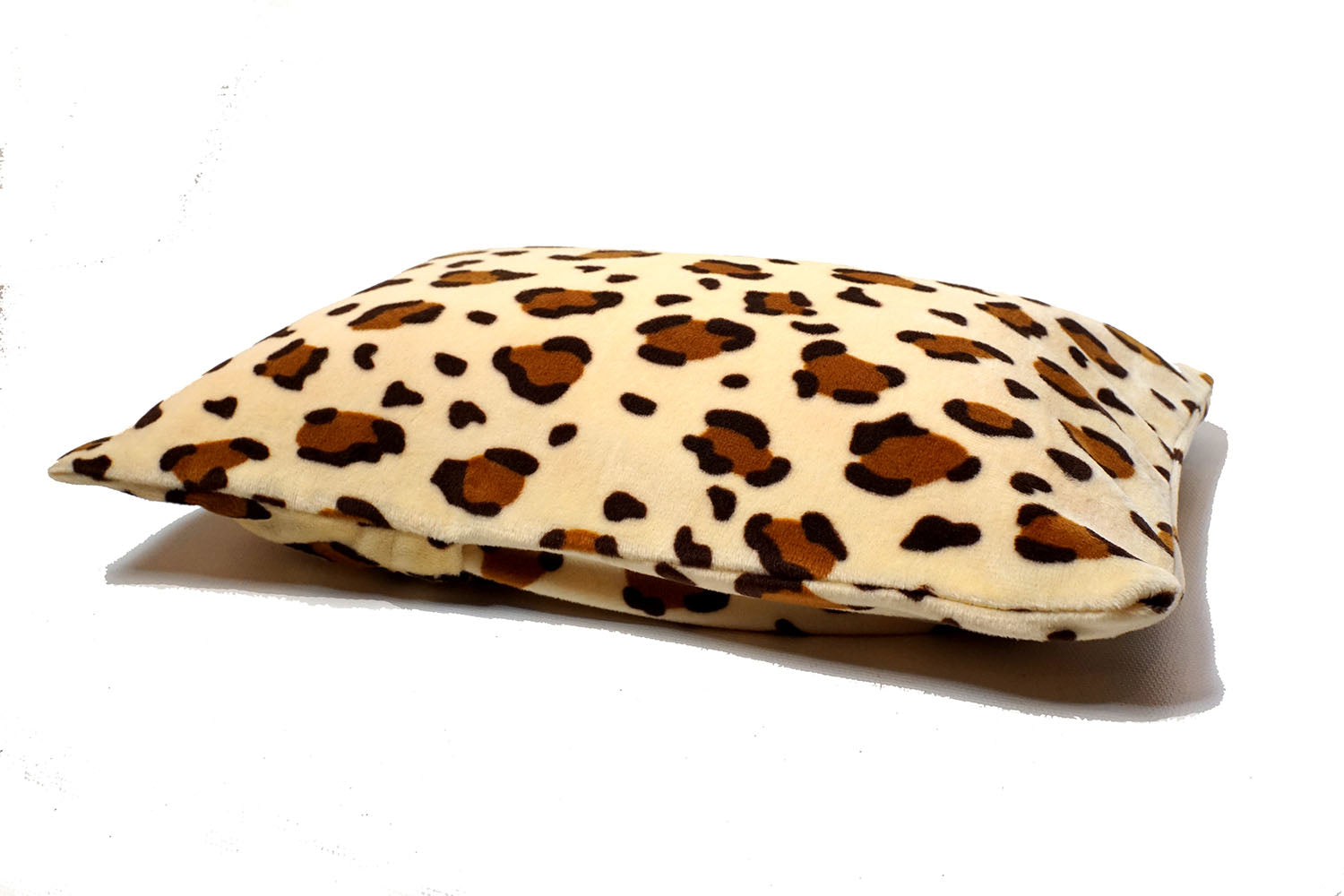 Happy Heat Hot Water Bottle Cover set in green animal print, featuring soft fleece material for comfort.