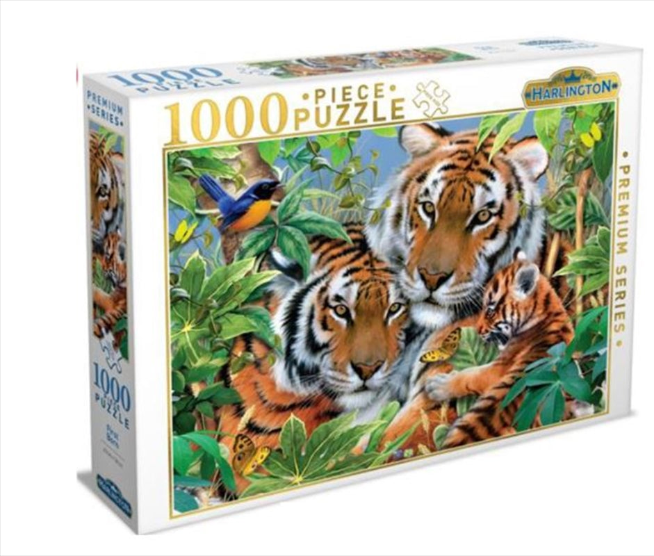 Harlington First Born Puzzle featuring 1000 intricately designed pieces showcasing vibrant artwork.