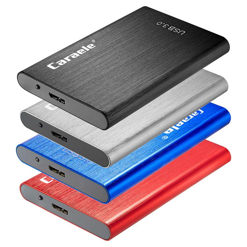 HDD 2.5 1TB External Hard Drive showcasing its compact design and USB interface, ideal for data storage.