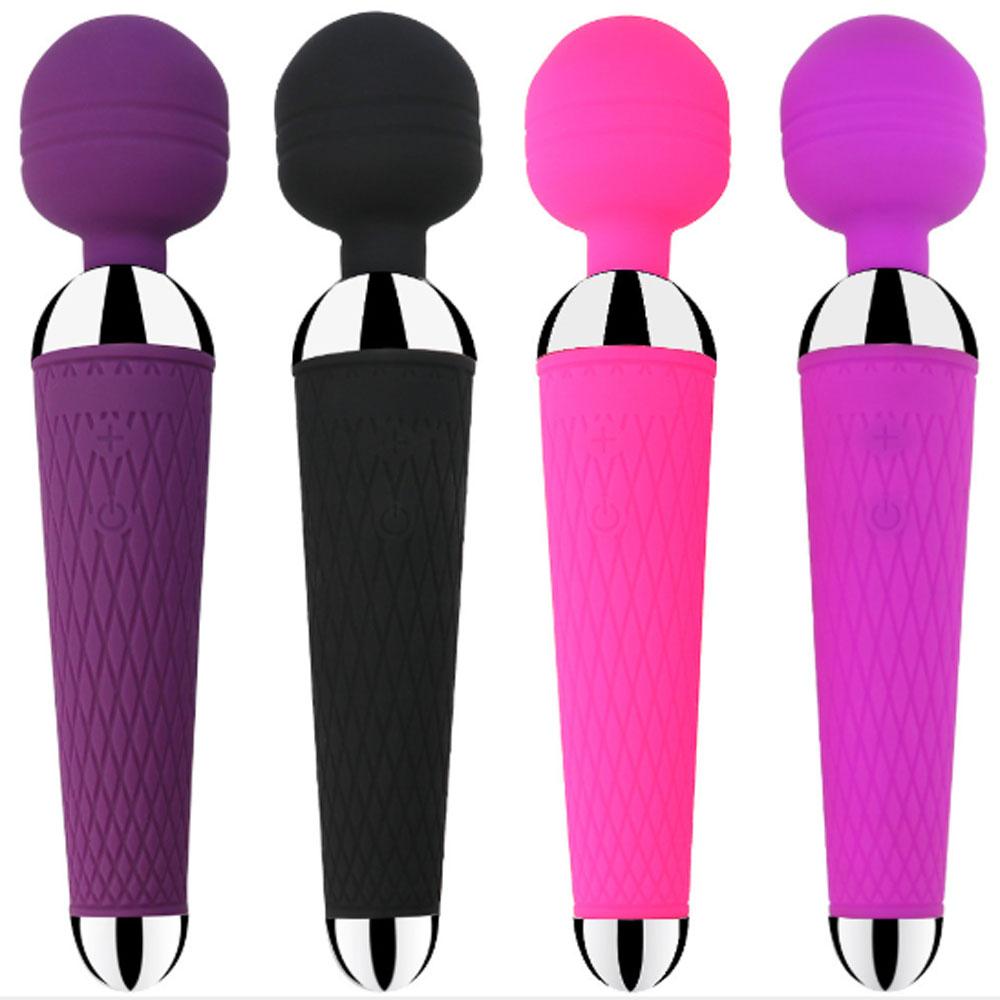 A sleek and modern head massager made of food-grade silicone, featuring a regular-sized vibration head and USB charging port, available in multiple colors.