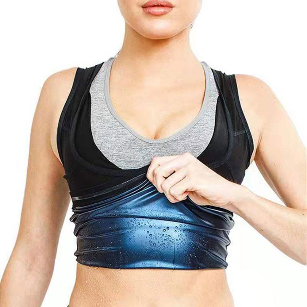 High Quality Sauna Vest in black, made of spandex, designed for unisex body shaping and enhanced sweating during workouts.