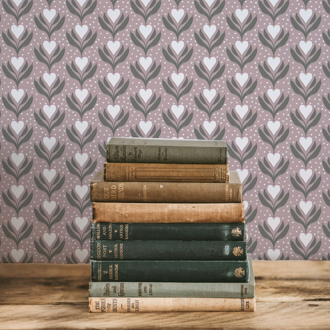 Home is Where the Heart is Wallpaper featuring modern design with vibrant colors and patterns, ideal for home decor.