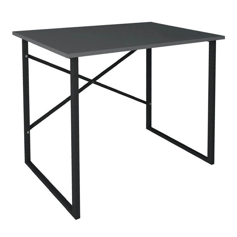 HOME Anthracite Home Office Desk with sleek design and durable melamine surface, perfect for modern workspaces.