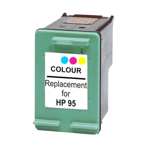 HP Compatible C8766WN #95 Remanufactured Inkjet Cartridge, showcasing its design and features for quality printing.