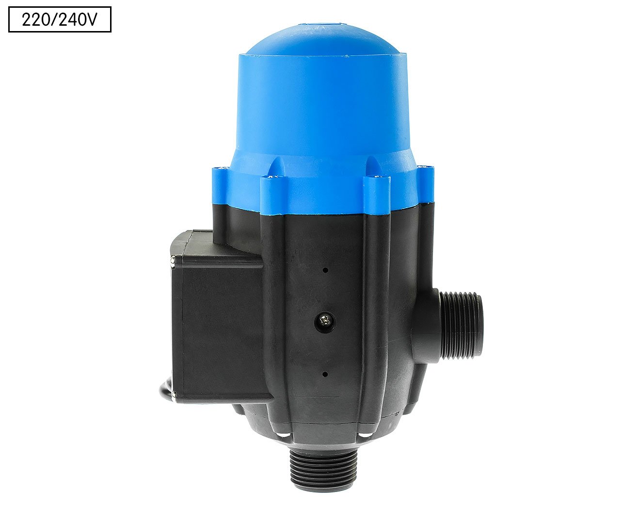 HydroActive Adjustable Pressure Switch for water pump automation, featuring adjustable pressure settings and IP65 protection.