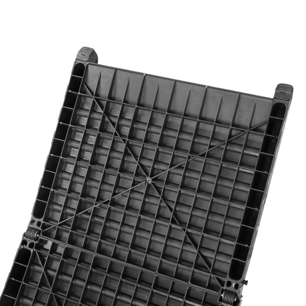 i.Pet Dog Ramp in black, showcasing its foldable design and slip-resistant surface, ideal for pet travel.