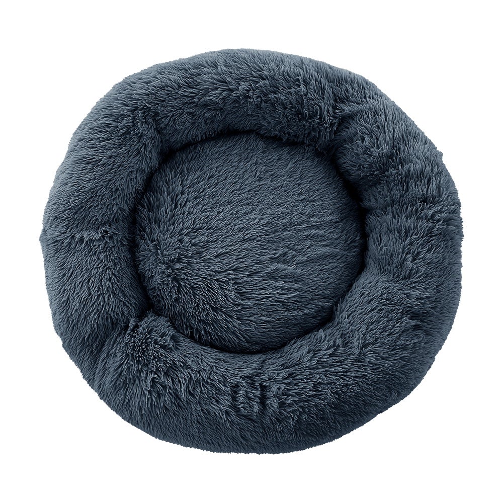 i.Pet Large Dog and Cat Bed in Dark Grey, featuring a soft, durable design with a non-slip base and removable cover.