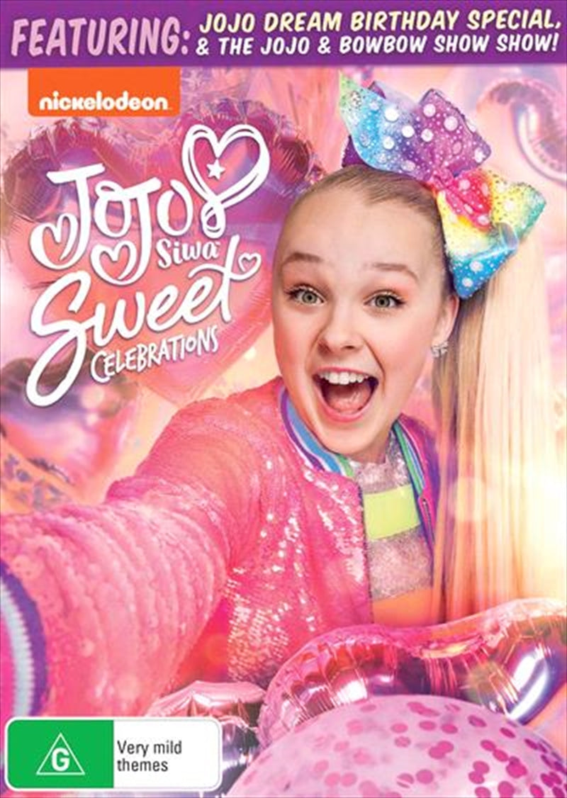 JoJo Siwa celebrating her birthday in colorful attire, surrounded by balloons and friends, capturing the essence of joy and celebration.