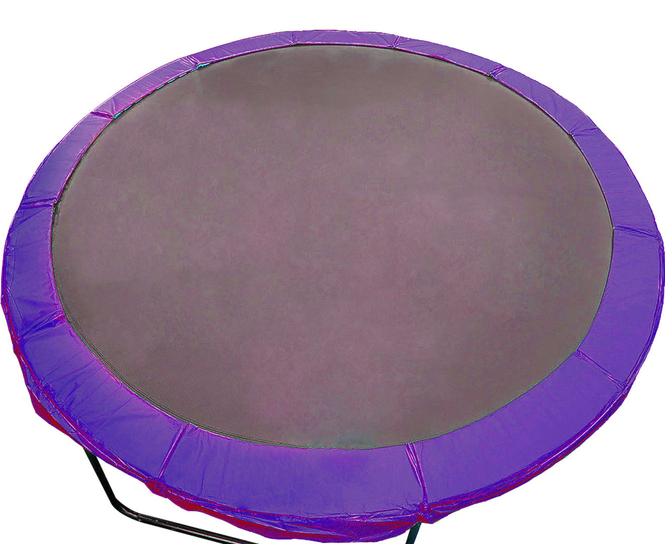 Kahuna 10ft trampoline replacement pad in purple, featuring durable weatherproof PVC and a stylish design with an 11cm skirt.