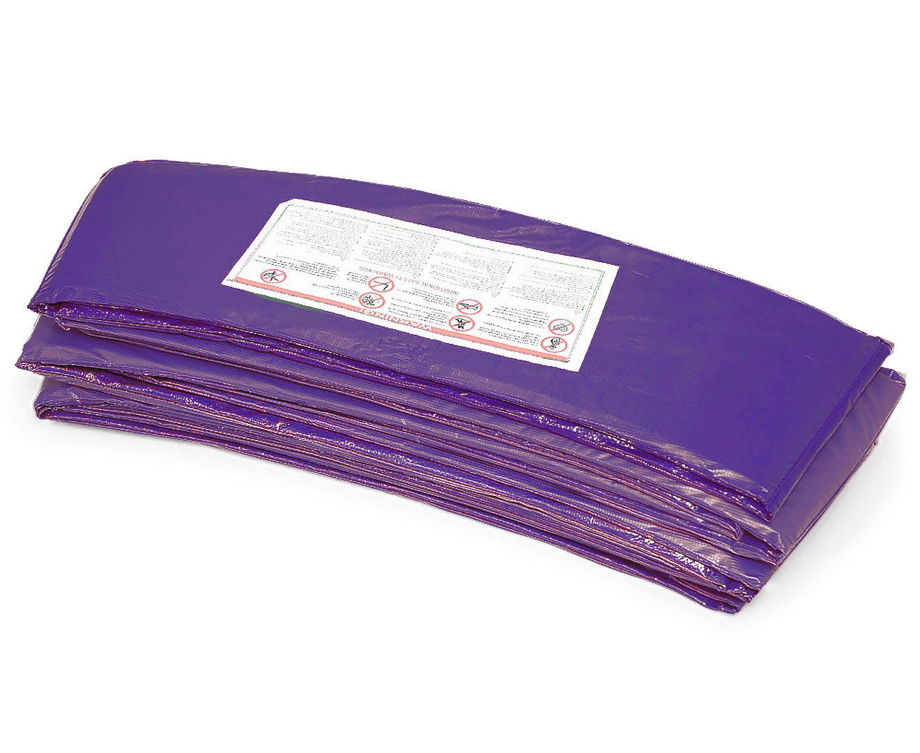 Kahuna 10ft trampoline replacement pad in purple, featuring durable weatherproof PVC and a stylish design with an 11cm skirt.